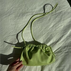 Mansur Gavriel Light Green mini cloud clutch Bag